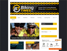 Tablet Screenshot of bikingtimes.com